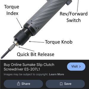 Sumake ES 207L1 torque electric screwdriver. NWOB